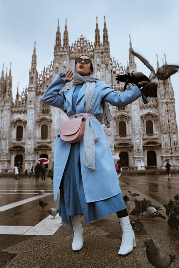 Blue Trench Coat
